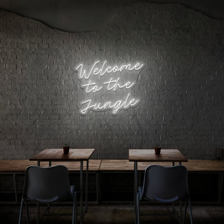 Welcome To The Jungle Neon Sign | NEON SIGNO® Custom Neon Signs