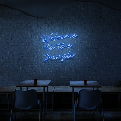 Welcome To The Jungle Neon Sign | NEON SIGNO® Custom Neon Signs