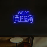 We're Open Neon Sign | NEON SIGNO® Custom Neon Signs