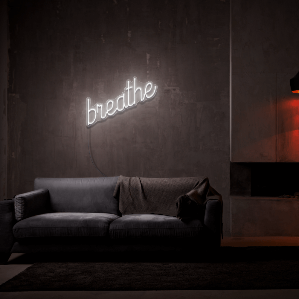 Breathe Neon Sign | NEON SIGNO® Custom Neon Signs