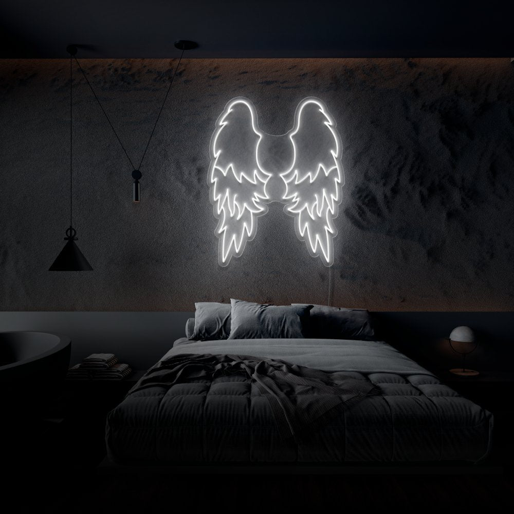 Wings Neon Sign | NEON SIGNO® Custom Neon Signs