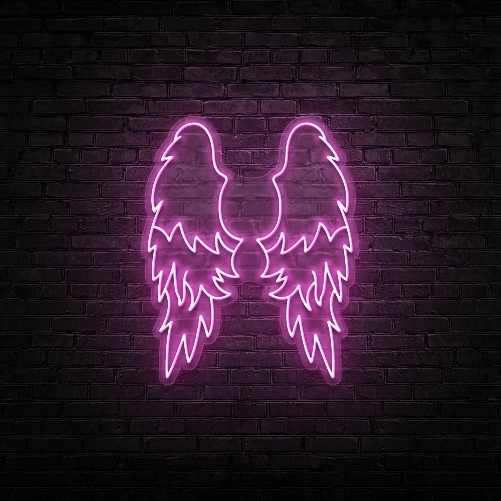 Wings Neon Sign | NEON SIGNO® Custom Neon Signs