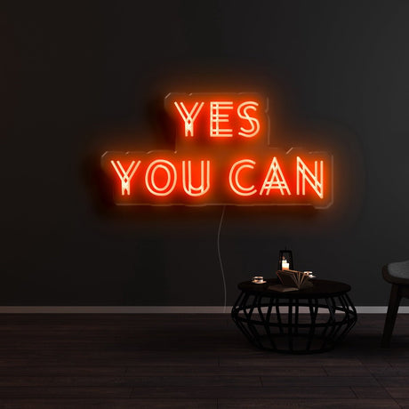 Yes You Can Neon Sign | NEON SIGNO® Custom Neon Signs