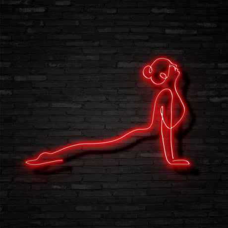 Yoga Pose Neon Sign | NEON SIGNO® Custom Neon Signs