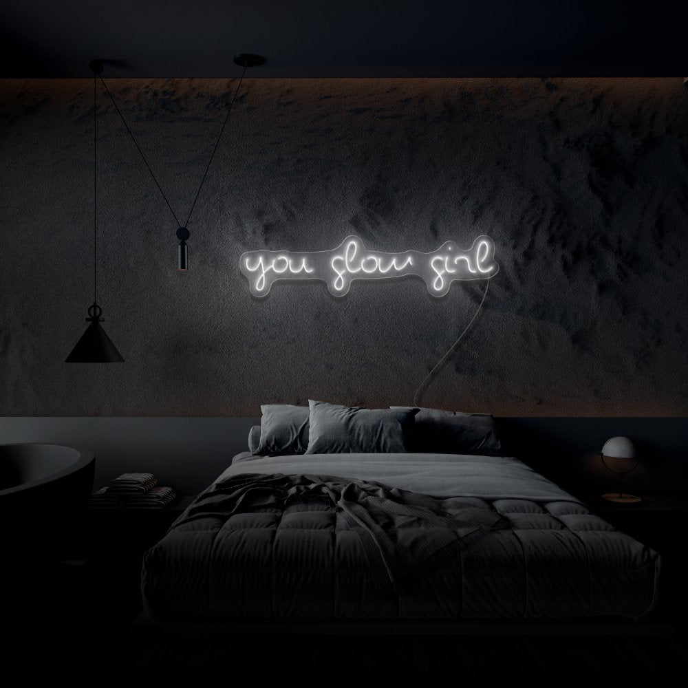 You Glow Girl Neon Sign | NEON SIGNO® Custom Neon Signs