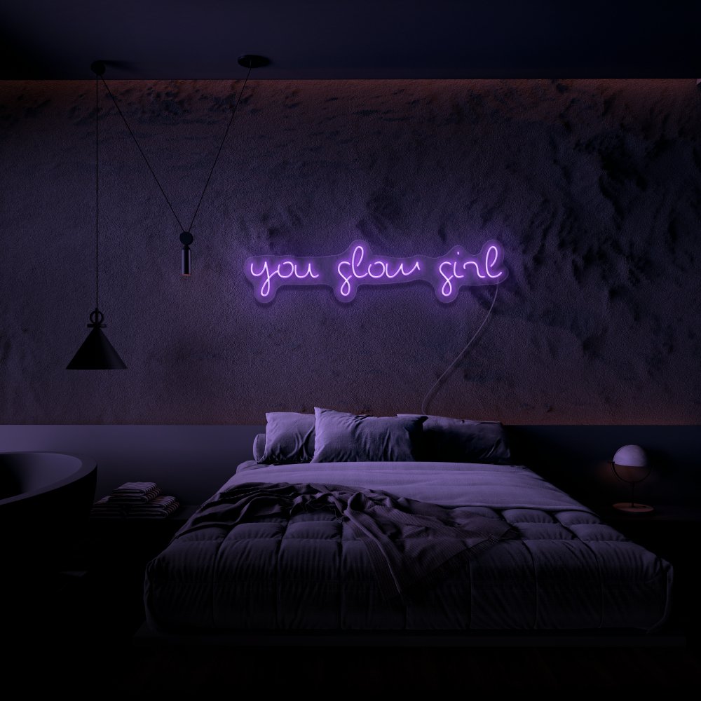 You Glow Girl Neon Sign | NEON SIGNO® Custom Neon Signs