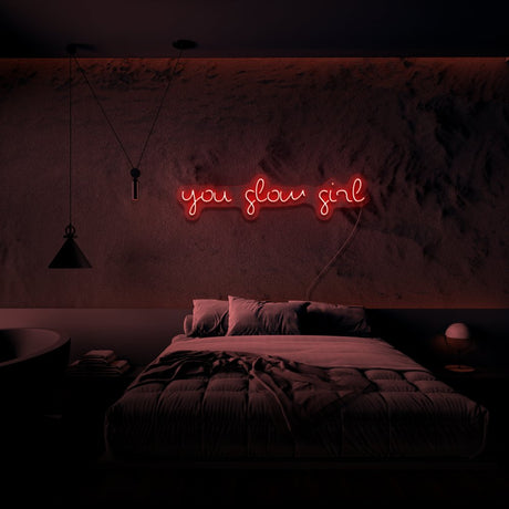 You Glow Girl Neon Sign | NEON SIGNO® Custom Neon Signs