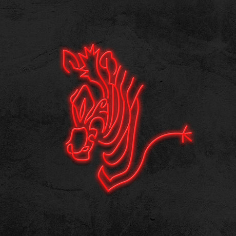 Zebra Neon Sign | NEON SIGNO® Custom Neon Signs